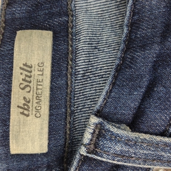 AG Adriano Goldschmied The Stilt Blue Dark Wash Cigarette Leg Ankle Jean - Picture 6 of 11